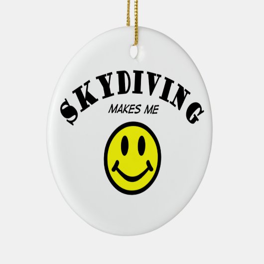 Ornement En Céramique MMS : Parachutisme (Droite)