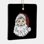 Ornement En Céramique moche Noël santa claus éffrayant moquette d'hôtel (Droite)