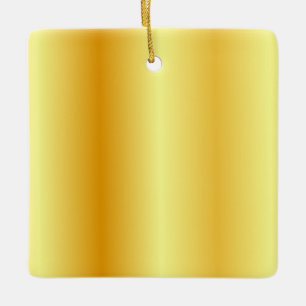 Ornement En Céramique Modèle Faux Or Métallurgique Look Blanc Personnali