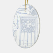 Ornement En Céramique Modèles architecturaux (Gauche)