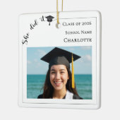 Ornement En Céramique Modern photo Graduate (Gauche)