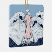 Ornement En Céramique Moïse Partir de la mer rouge (Droite)