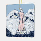 Ornement En Céramique Moïse Partir de la mer rouge (Gauche)