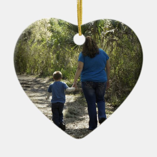 Ornement En Céramique Moment capturé (Devant)