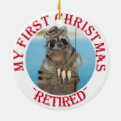 Ornement En Céramique Mon premier Noël retraité (Dos)