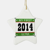 Ornement En Céramique Mon premier ultra - 2014 (Droite)