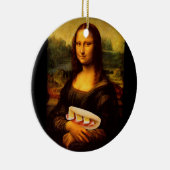 Ornement En Céramique Mona Lisa aime Paninis (Droite)
