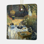 Ornement En Céramique Monet - Le déjeuner (Gauche)