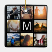 Ornement En Céramique Monogramme 8 Frame LGN (Dos)