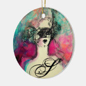 ORNEMENT EN CÉRAMIQUE MONOGRAMME DE CHARME (Gauche)