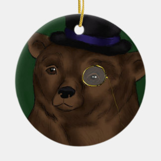 Ornement En Céramique Monsieur Bear Ornament