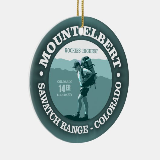 Ornement En Céramique Mont Elbert (Droite)