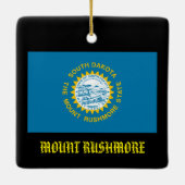 Ornement En Céramique Mont Rushmore South Dakota (Dos)