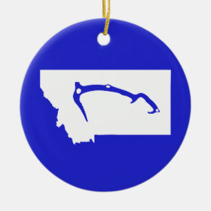 Ornement En Céramique Montée de glace Montana