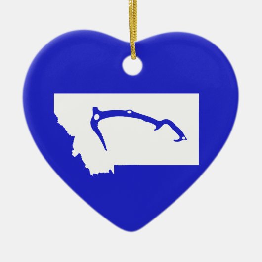 Ornement En Céramique Montée de glace Montana (Devant)