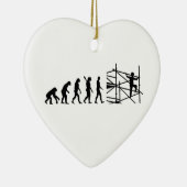 Ornement En Céramique Monteur d'échafaudages d'évolution (Droite)