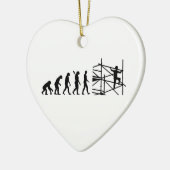 Ornement En Céramique Monteur d'échafaudages d'évolution (Gauche)