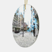 Ornement En Céramique Montréal 8343a (Gauche)