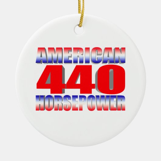 Ornement En Céramique Mopar 440 Dodge (Devant)