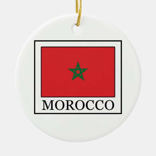 Ornement En Céramique Morocco (Devant)