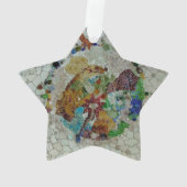 Ornement en céramique Mosaïque Gaudi (dos)