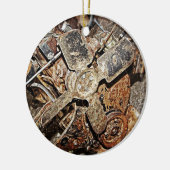 Ornement En Céramique Moteur vintage (Gauche)