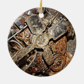 Ornement En Céramique Moteur vintage (Dos)