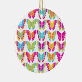 Ornement En Céramique Motif à papillon arc-en-ciel mignon (Droite)