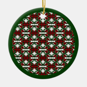 Ornement En Céramique Motif actuel de Noël