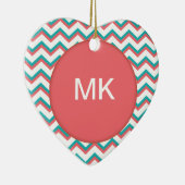 Ornement En Céramique Motif Chevron Sud-Ouest (Droite)