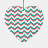 Ornement En Céramique Motif Chevron Sud-Ouest (Dos)