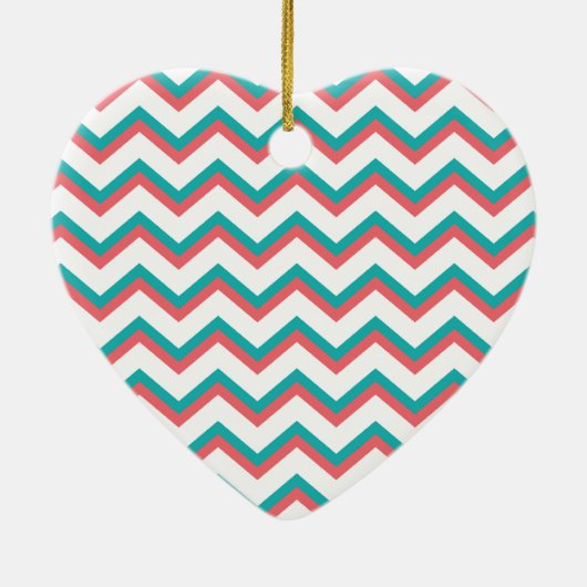 Ornement En Céramique Motif Chevron Sud-Ouest (Dos)