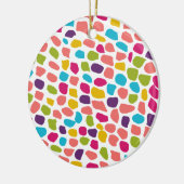 Ornement En Céramique motif coloré (Gauche)