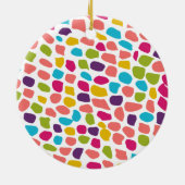 Ornement En Céramique motif coloré (Dos)