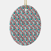 Ornement En Céramique Motif de briques rétro (Droite)