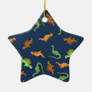 Ornement En Céramique Motif de dinosaures mignons