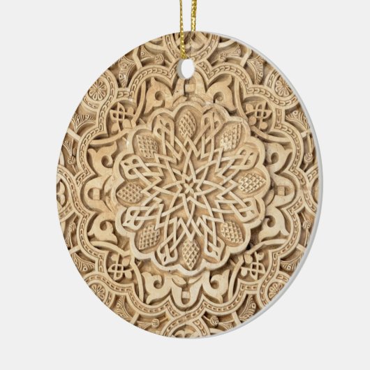 Ornement En Céramique motif de l'Alhambra (Gauche)