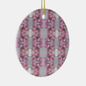 Ornement En Céramique Motif de miroir de Tulip gris rose Carré (Droite)