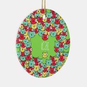 Ornement En Céramique Motif génial de chat (Droite)