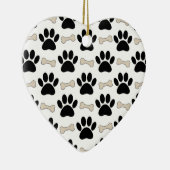 Ornement En Céramique Motif Pâtes Et Os (Droite)