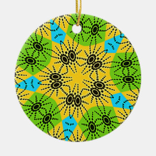 Ornement En Céramique Motif traditionnel élégant d'araignée inspiré de l