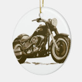 Ornement En Céramique Moto Brown de Harley (Gauche)