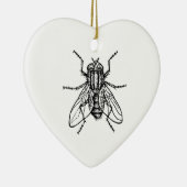 Ornement En Céramique Mouche de Chambre (Droite)