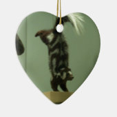 Ornement En Céramique Mouffette repérée ; objet exposé de musée (Droite)