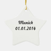 Ornement En Céramique Munich, Allemagne (Dos)