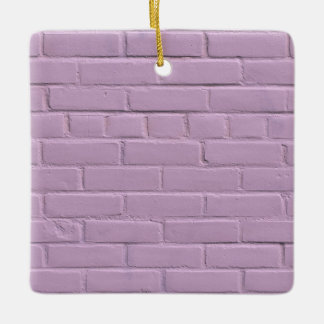Ornement En Céramique Mur en briques violettes pastel doux