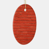 Ornement En Céramique Mur rouge orange (Droite)