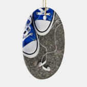 Ornement En Céramique Musique et baskets (Droite)
