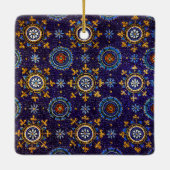 Ornement En Céramique MUSIQUE FABRIQUANT L'ANGE AVEC UN Noël VIELLE (Dos)