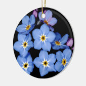 Ornement En Céramique Myosotis (Gauche)